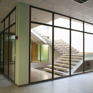 Спаренный противопожарный витраж / серия FRM7209